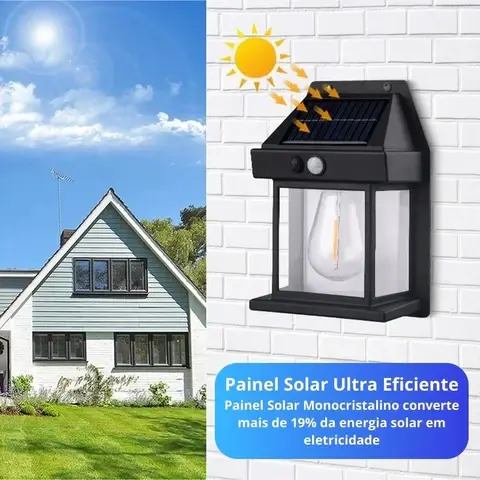 Luz Solar Com Sensor