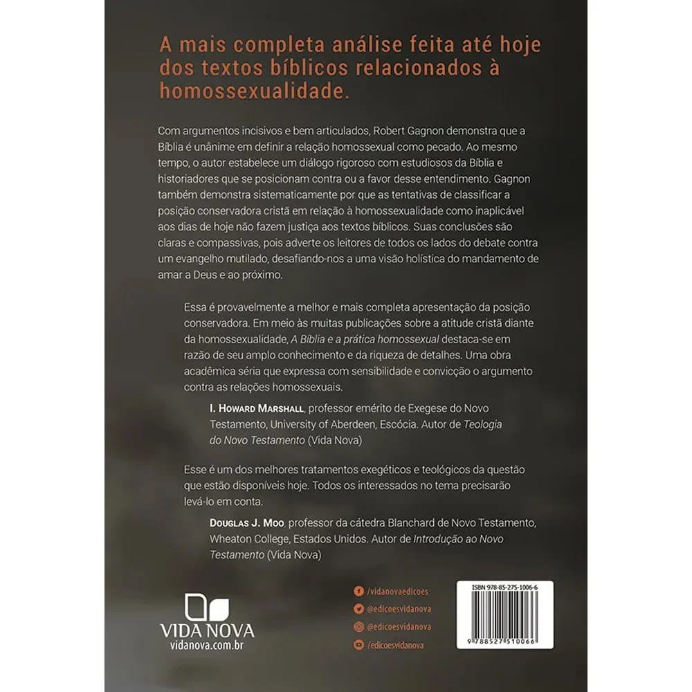 livro, bíblia, sexualidade, prática homossexual, teologia, ética cristã, robert gagnon, estudo bíblico, fé cristã, homossexualidade na bíblia, sexualidade cristã, liderança cristã, vida cristã, livros cristãos, teologia ética