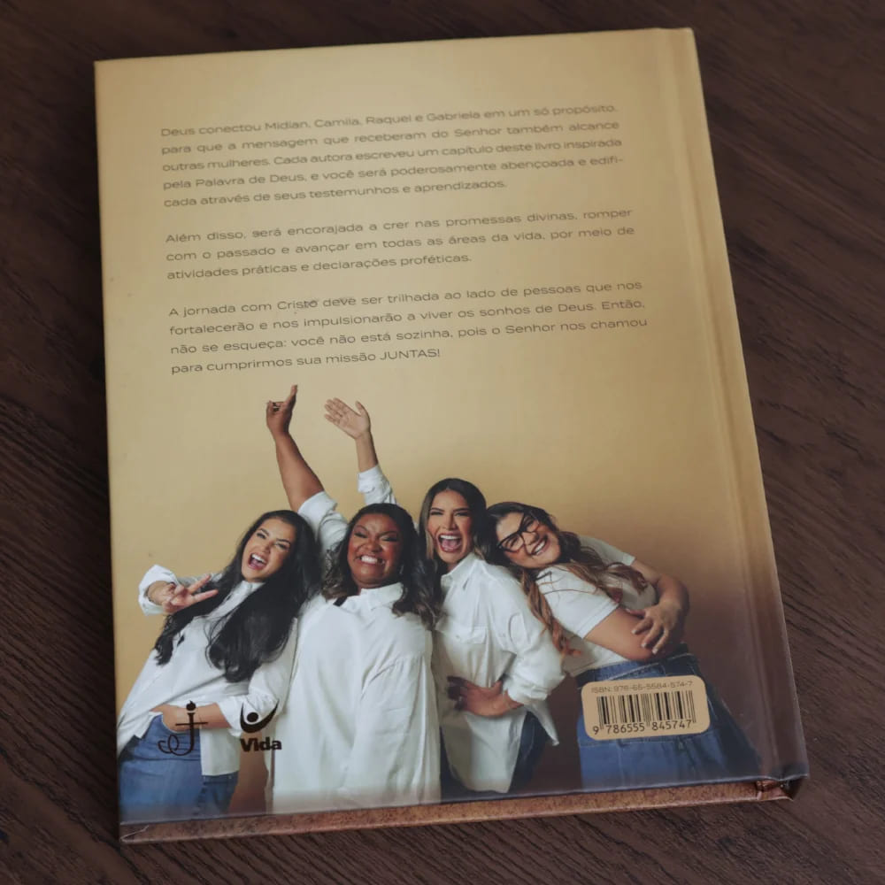 livro juntas, midian lima, camila barros, raquel lima, gabriela lopes, livro cristão para mulheres, livro evangélico feminino, avivamento feminino, juntas livro, união entre mulheres cristãs, livro de fé e propósito, mulheres de Deus, livro sobre cura interior, ativação espiritual, livro para ministério feminino