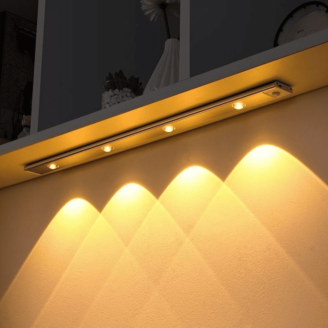 Luminária LED Magnética Design Ultrafino com Sensor De Movimento ,Luminária LED, 3 Cores Led, Luxuosa, Sofisticado, Moderno, Luminária, Sala de Estar, Sala de Jantar, Iluminação Moderna, Decoração