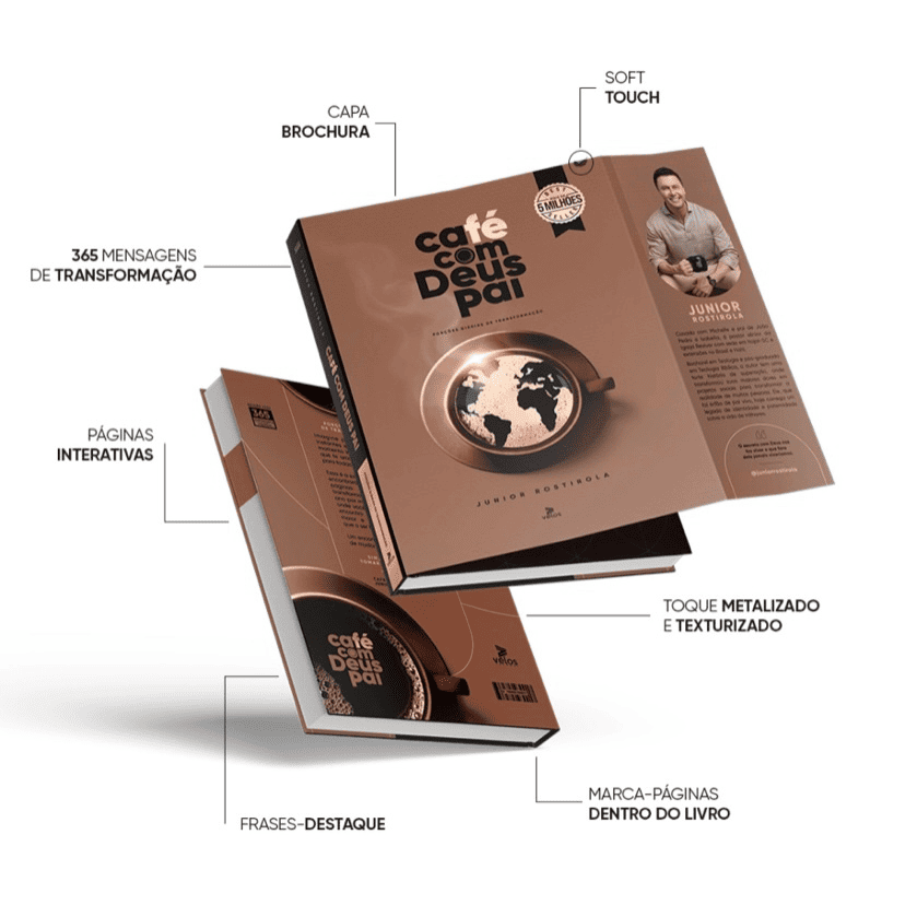 café com Deus Pai 2025, comprar café com Deus Pai, café com Deus Pai porções diárias de renovação, devocional café com Deus Pai, livro café com Deus Pai original, café com Deus Pai edição atualizada, livro cristão devocional diário, café com Deus Pai onde comprar, café com Deus Pai preço, café com Deus Pai novo lançamentodevocional diário com Deus, rotina espiritual com Deus Pai, livro para fortalecer a fé, presente cristão feminino, livro para devocional diário, jornada com Deus diária, tempo com Deus 