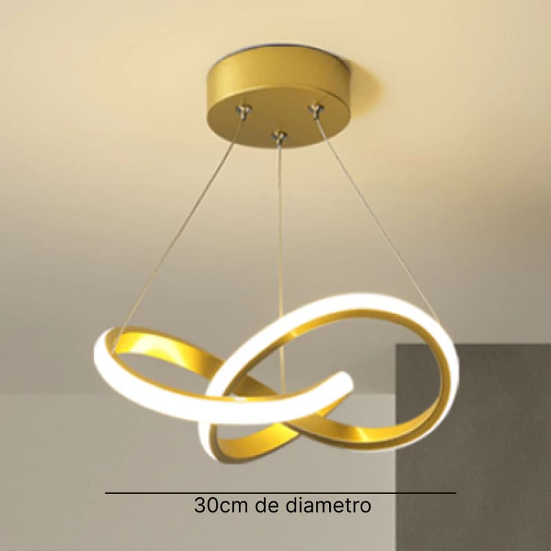 Luminária Moderna Alto Padrão Linha Laços ,Luminária LED, Luxuosa, Sofisticado, Moderno, Luminária, Sala de Estar, Sala de Jantar, Iluminação Moderna, Decoração