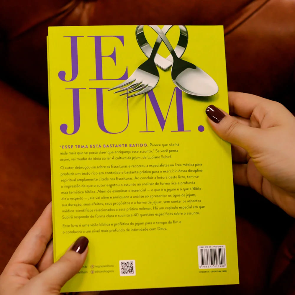 a cultura do jejum, luciano subirá, livro a cultura do jejum, livro sobre jejum cristão, jejum bíblico, jejum espiritual, prática espiritual cristã, jejum e intimidade com Deus, guia prático sobre jejum, espiritualidade cristã, vida devocional profunda, como jejuar segundo a Bíblia, jejum na vida cristã, jejum e transformação espiritual, jejum para avivamento, livro sobre vida consagrada, jejum para cristãos, jejum como estilo de vida, luciano subirá jejum, livro cristão jejum