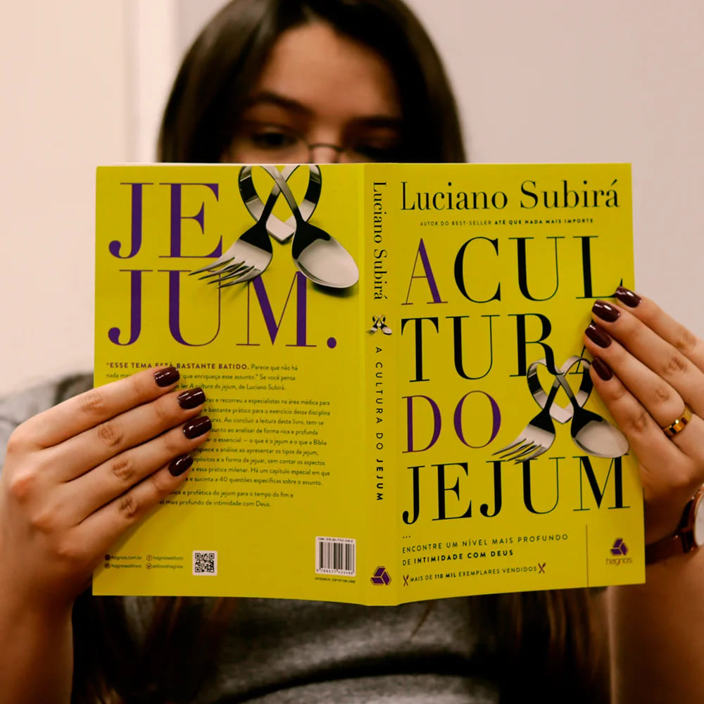 a cultura do jejum, luciano subirá, livro a cultura do jejum, livro sobre jejum cristão, jejum bíblico, jejum espiritual, prática espiritual cristã, jejum e intimidade com Deus, guia prático sobre jejum, espiritualidade cristã, vida devocional profunda, como jejuar segundo a Bíblia, jejum na vida cristã, jejum e transformação espiritual, jejum para avivamento, livro sobre vida consagrada, jejum para cristãos, jejum como estilo de vida, luciano subirá jejum, livro cristão jejum