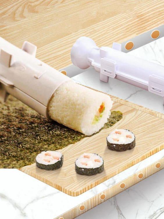 Rolo de Sushi profissional, Sushi, Comida Japonesa, Salmão, Uramaki